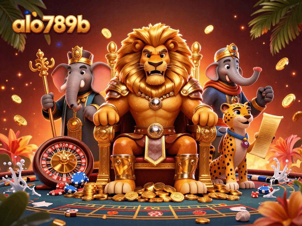 Experience the thrilling world of gambling with alo789b, featuring vibrant casino action and dynamic characters.