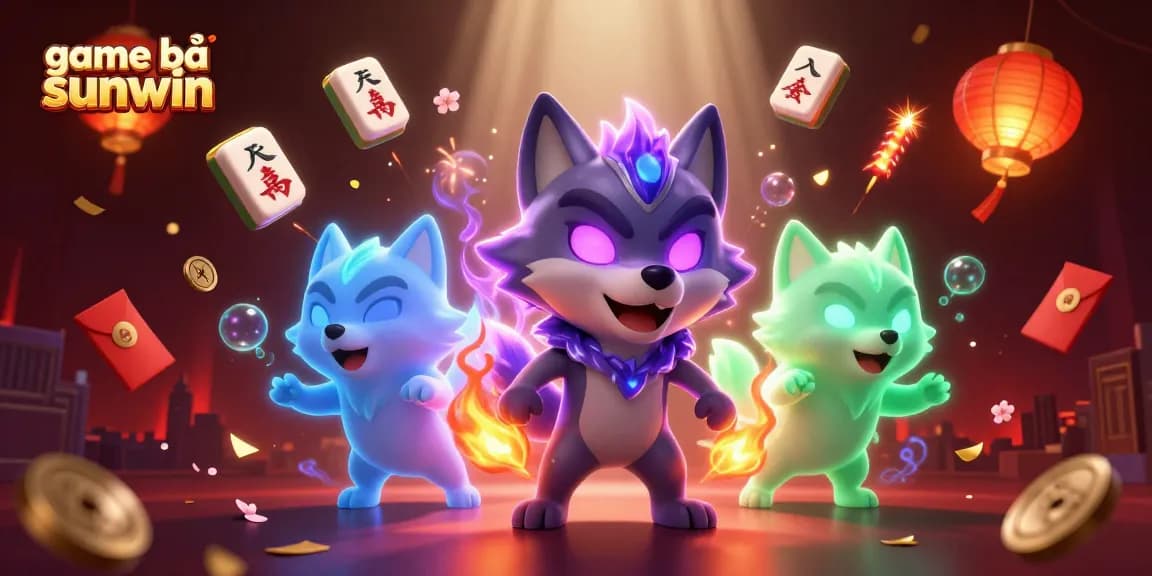 Experience game bài sunwin with exciting ghostly wolves and vibrant casino elements.