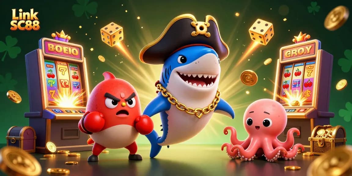 Engage with thrilling Link SC88 action featuring dynamic casino games and vibrant characters.