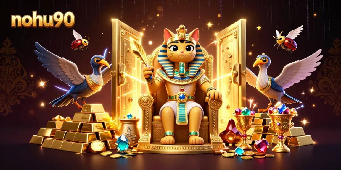Experience the excitement of nohu90 as the golden vault bursts open to reveal treasures in a vibrant casino.