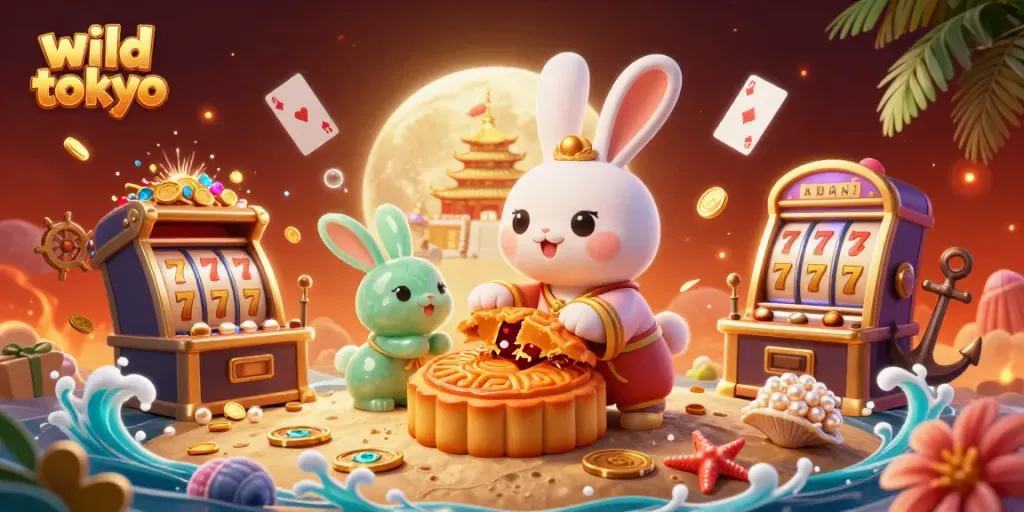 Experience the excitement at wild tokyo casino with vibrant slot machines and enchanting characters.