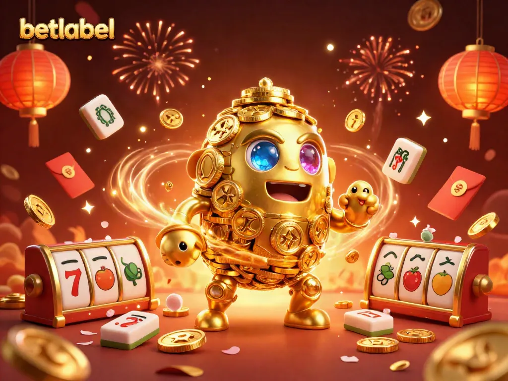 Betlabel illuminates with a vibrant 3D casino scene, showcasing golden characters and dynamic gaming elements.