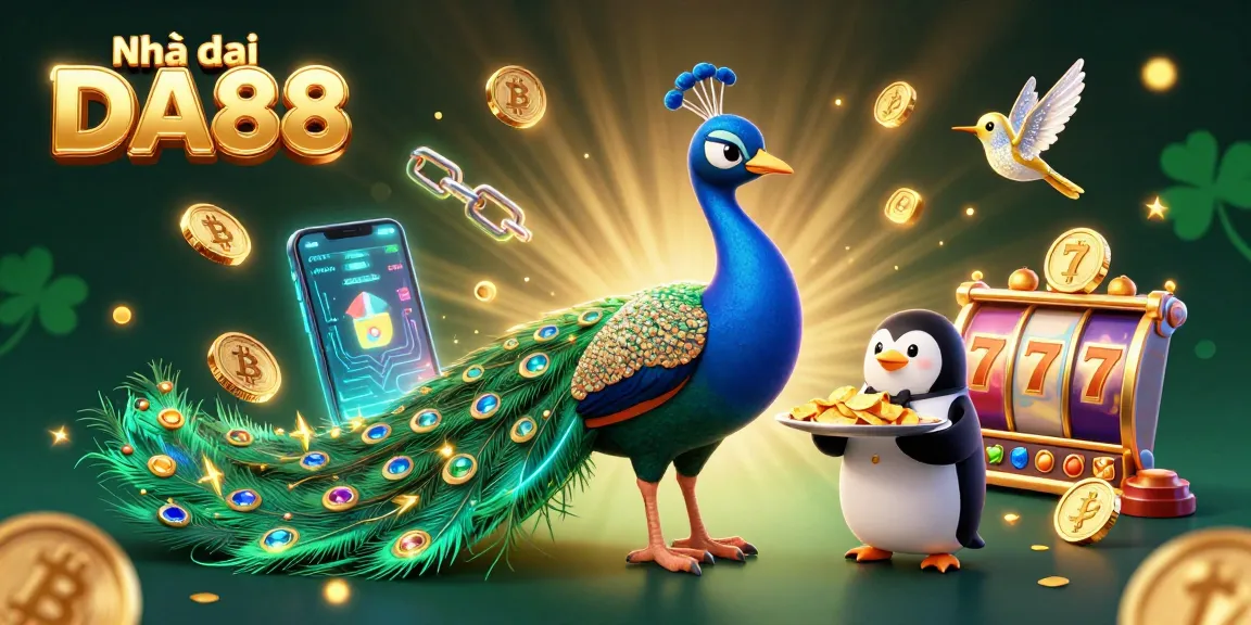 Engage in vibrant casino fun with Nhà cái DA88's lively characters and slot elements.
